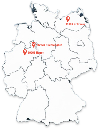 Karte Standorte
